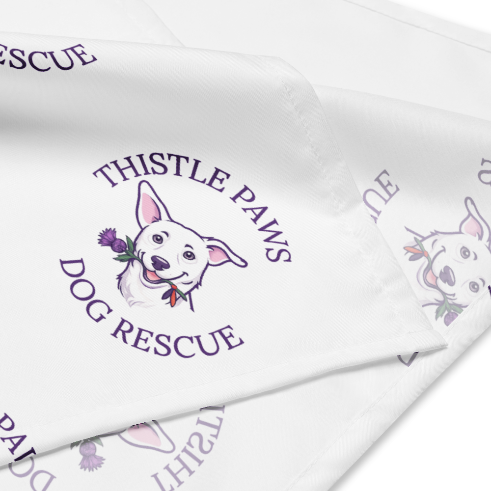 Thistle Paws Rescue Dog Bandana